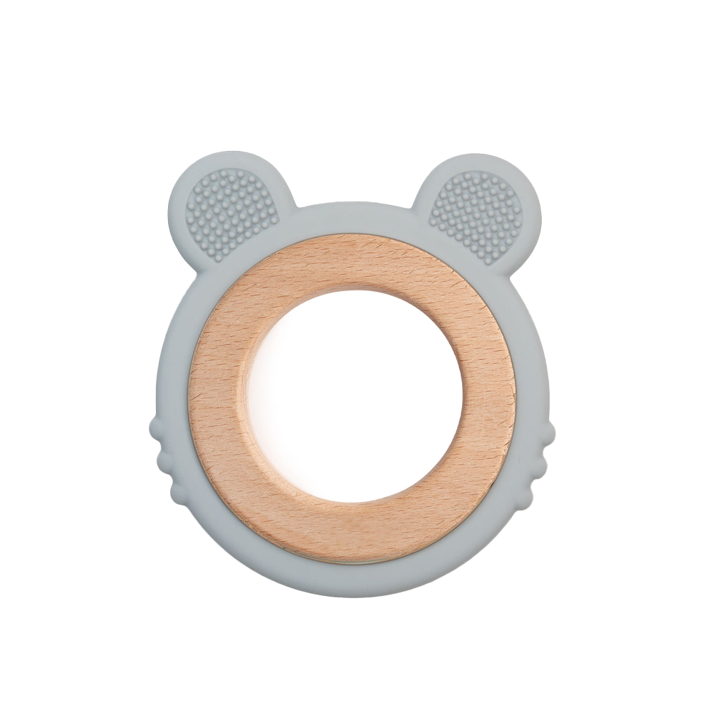 JBØRN Lion Teether Powder Blue - Personalisable Baby Products Sold and Personalised by JustBørn