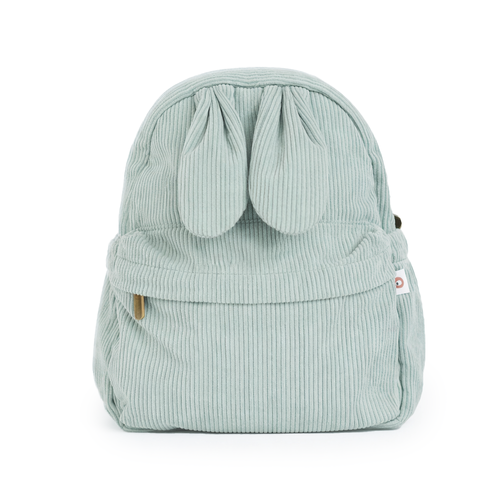 JBØRN Bunny Backpack Sage Bunny Backpack - Personalisable Baby Products Sold and Personalised by JustBørn