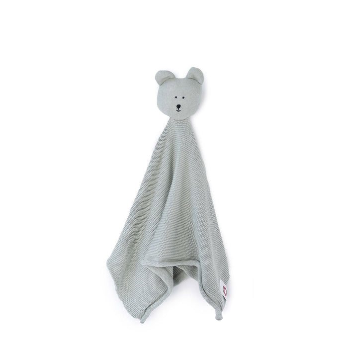 JBØRN Bear Knit Comforter | Personalisable in Sage, sold by JBørn Baby Products Shop, Personalizable by JustBørn