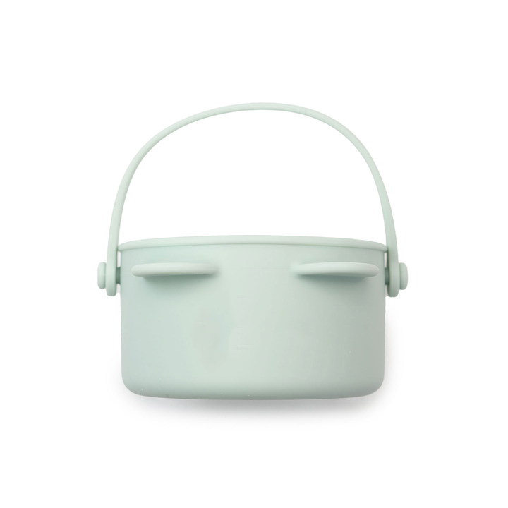JBØRN Snack Cup With Lid & Handle | Personalise Seafoam - Personalisable Baby Products Sold and Personalised by JustBørn