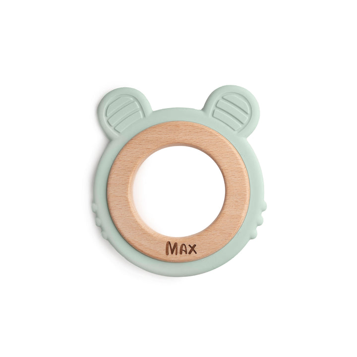 JBØRN Lion Teether Seafoam - Personalisable Baby Products Sold and Personalised by JustBørn