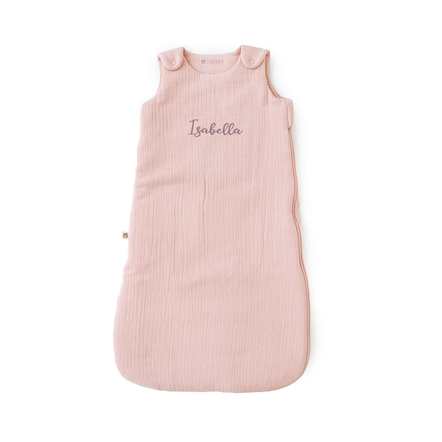 JBØRN Organic Cotton Muslin Sleep Bag | 0-6 Months - Personalisable Baby Products Sold and Personalised by JustBørn