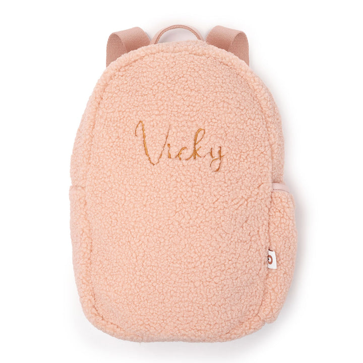 JBØRN Teddy Kids Backpack with Chest Strap | Personalisable in Teddy Blush, sold by JBørn Baby Products Shop, Personalizable by JustBørn