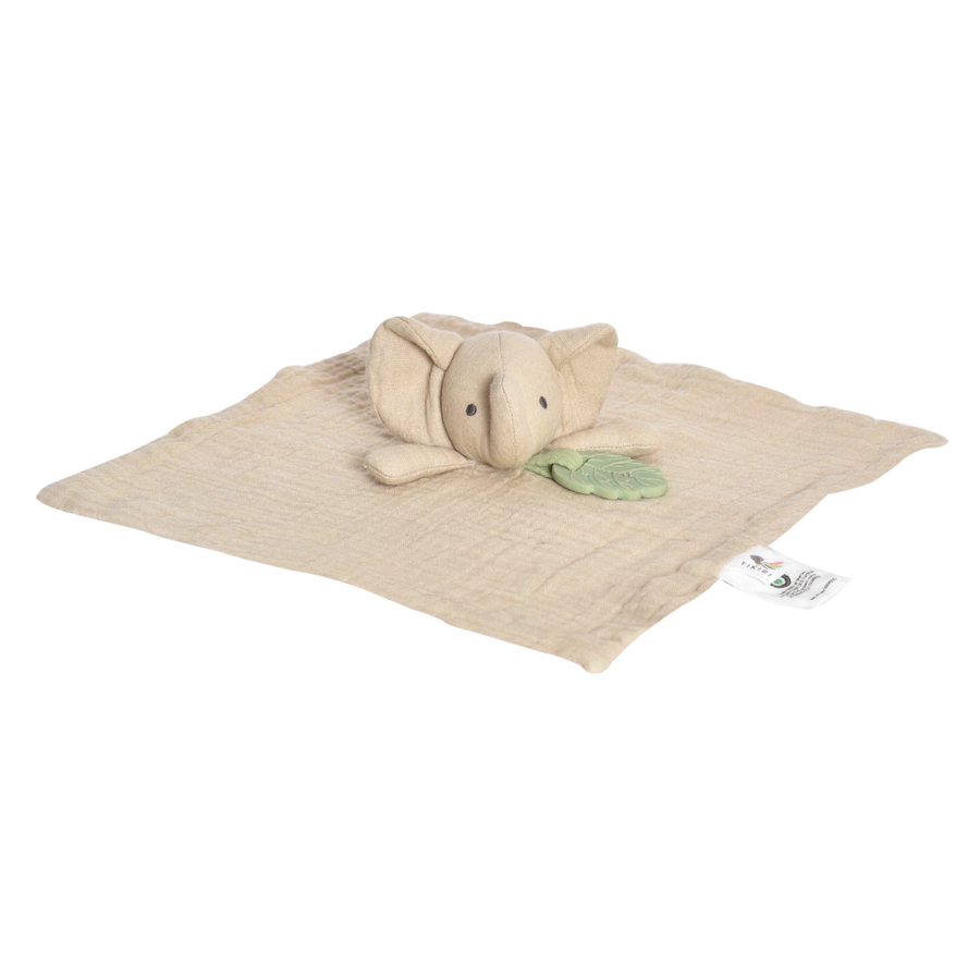 Cotton Lion Tikiri Organic Cotton Comforter with Rubber Teether by Just Børn sold by JBørn Baby Products Shop