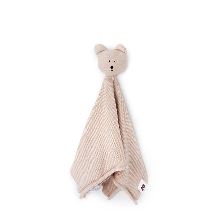 JBØRN Bear Knit Comforter | Personalisable in Vanilla, sold by JBørn Baby Products Shop, Personalizable by JustBørn