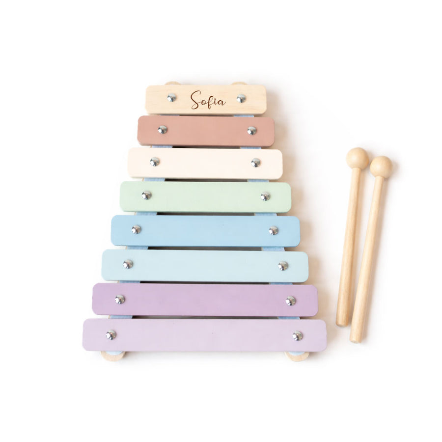 JBØRN Personalised Xylophone Toy - Personalisable Baby Products Sold and Personalised by JustBørn