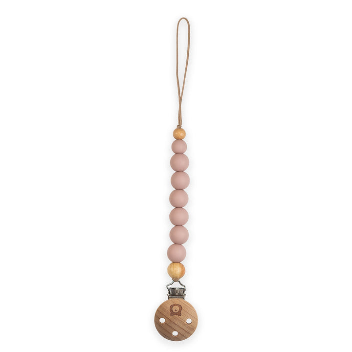 JBØRN Pacifier Clip in Blush, sold by JBørn Baby Products Shop, Personalizable by JustBørn