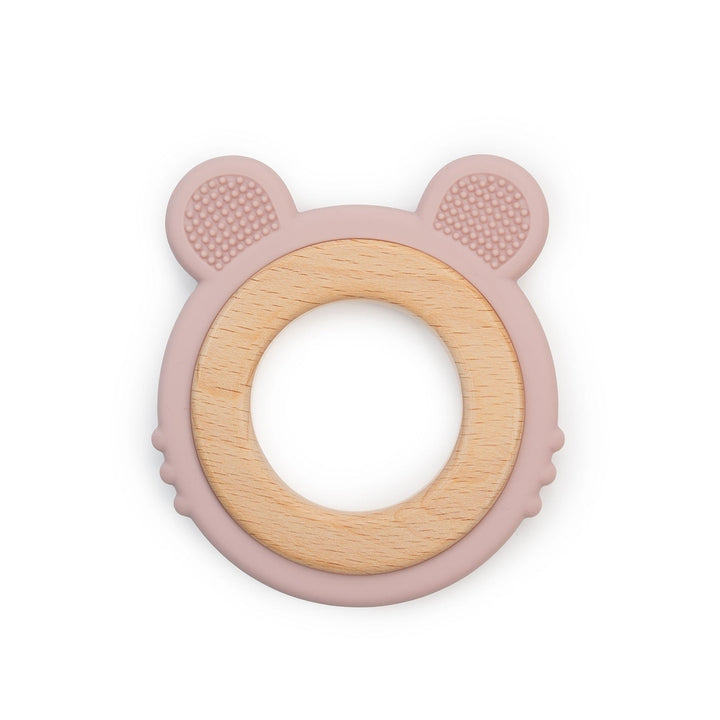 JBØRN Silicone & Brown Baby Teether (Tiger) | Personalisable in Blush, sold by JBørn Baby Products Shop, Personalizable by JustBørn
