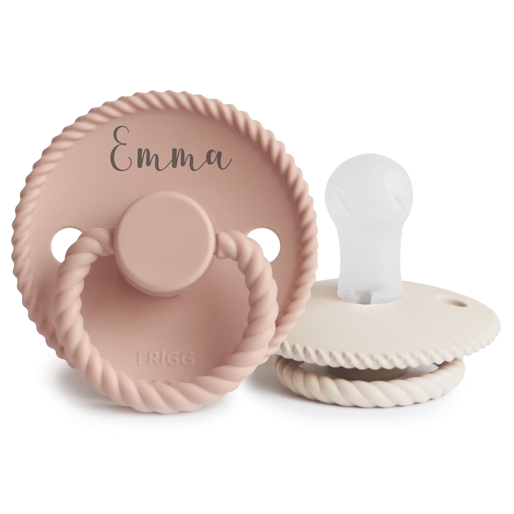 14 Piece Silicone Personalized Baby Feeding Set(Croissant/Ivory)