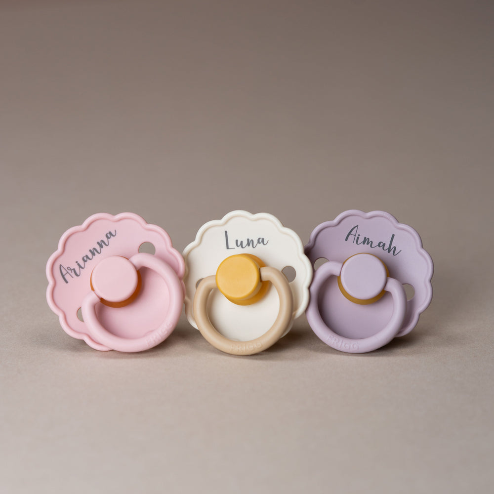 Acorn FRIGG - Daisy Latex Pacifier | Personalised by FRIGG sold by JBørn Baby Products Shop