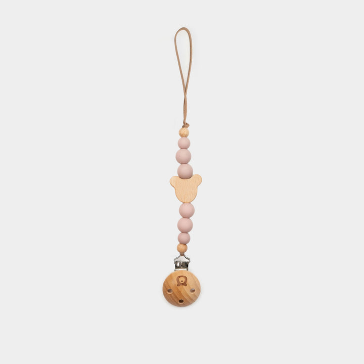 JBØRN MICKEY Pacifier Clip | Personalisable in Blush, sold by JBørn Baby Products Shop, Personalizable by JustBørn