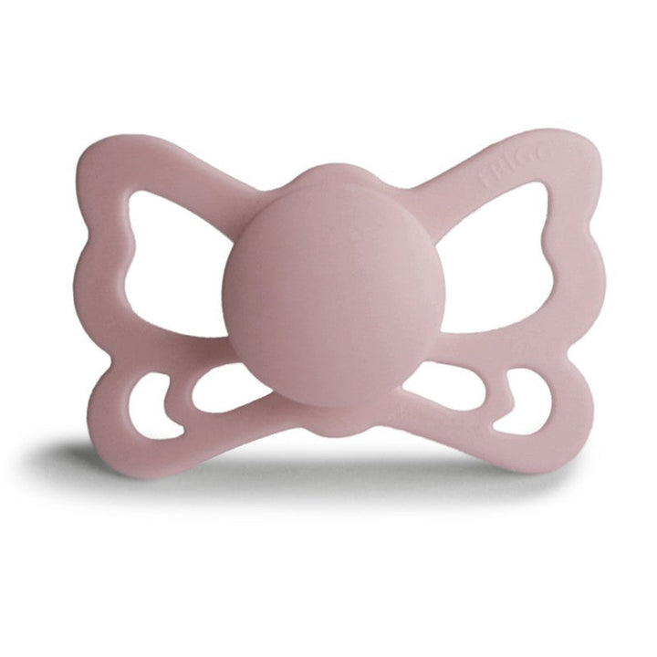 FRIGG Butterfly Anatomical Silicone Pacifiers | Personalised in Blush, sold by JBørn Baby Products Shop, Personalizable by JustBørn
