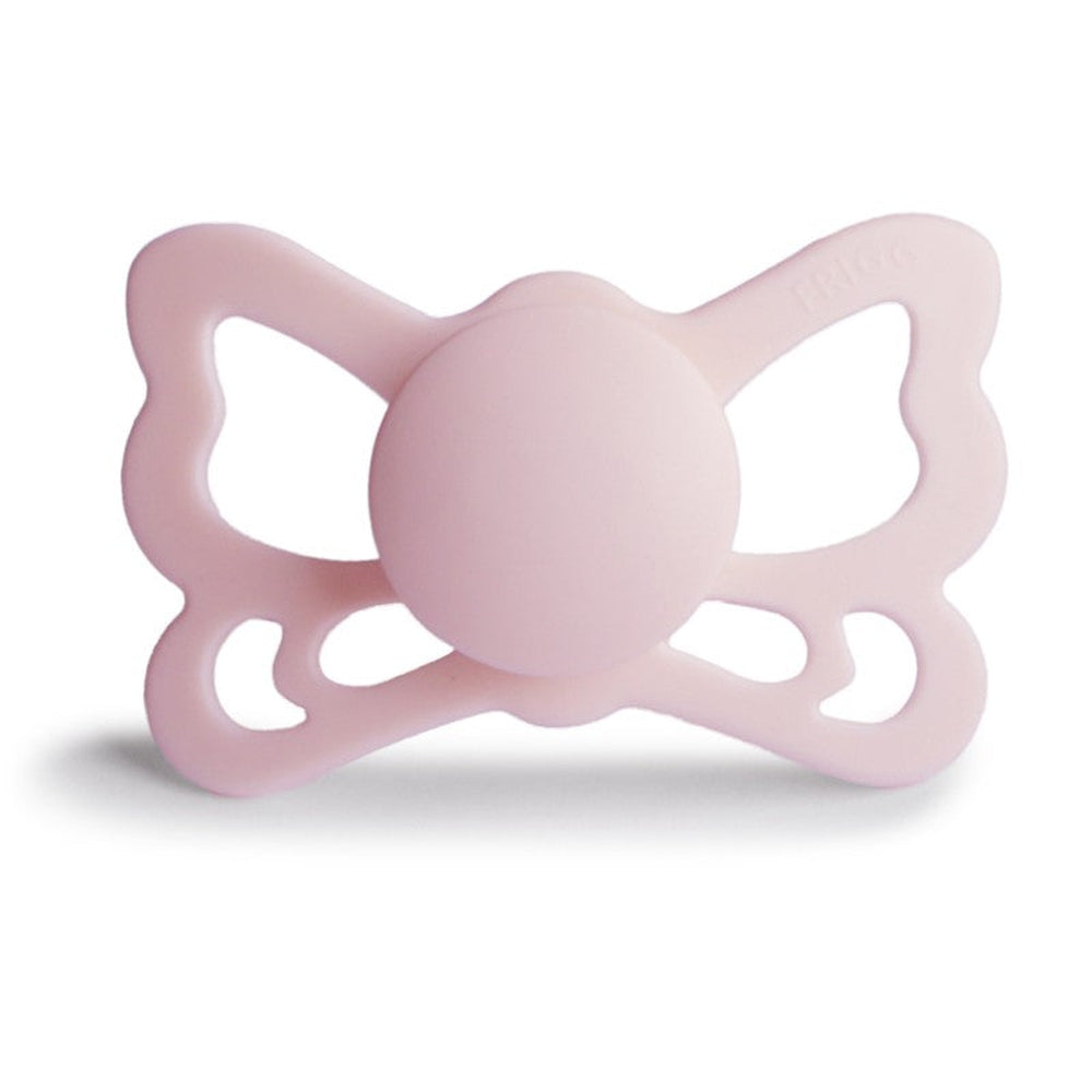 FRIGG Butterfly Anatomical Silicone Pacifiers | Personalised in White Lilac, sold by JBørn Baby Products Shop, Personalizable by JustBørn