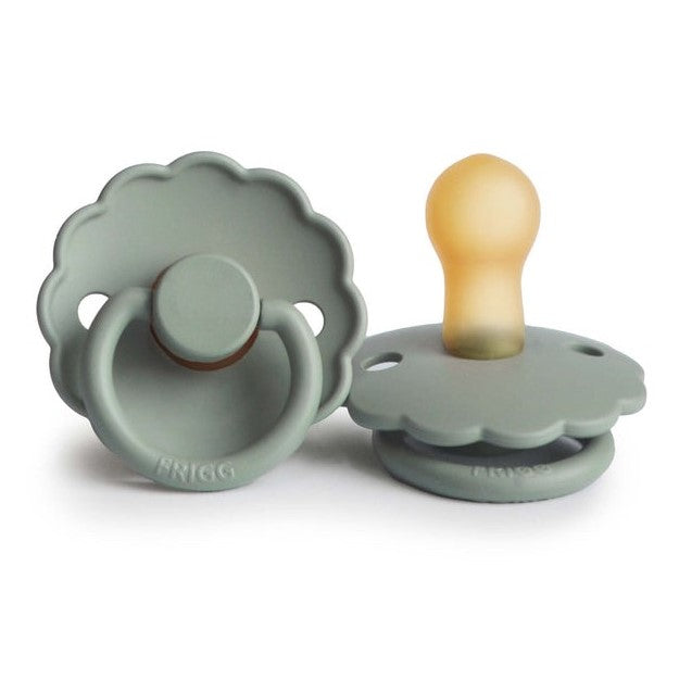 Sage FRIGG Daisy Natural Rubber Latex Pacifier by FRIGG sold by JBørn Baby Products Shop