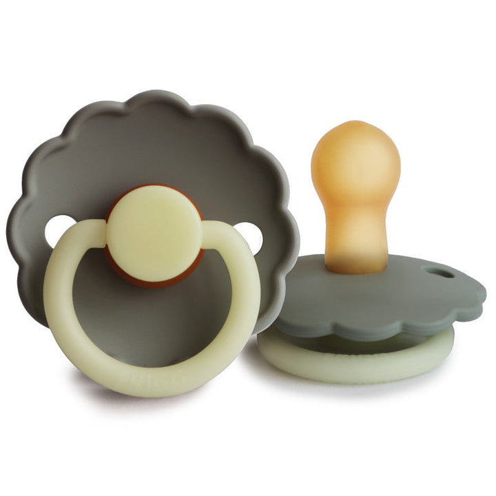 Portobello Night Glow FRIGG Daisy Natural Rubber Latex Pacifier by FRIGG sold by JBørn Baby Products Shop