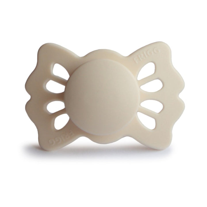Cream FRIGG Lucky Symmetrical Silicone Pacifiers by FRIGG sold by JBørn Baby Products Shop