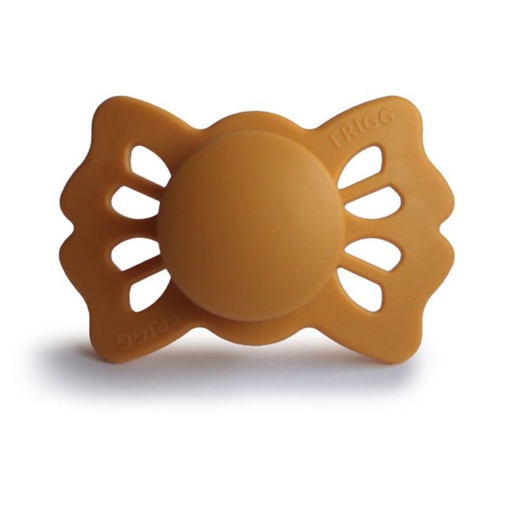 Honey Gold FRIGG Lucky Symmetrical Silicone Pacifiers by FRIGG sold by JBørn Baby Products Shop