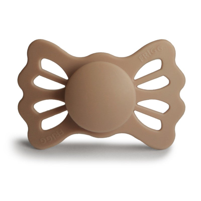 FRIGG Lucky Symmetrical Silicone Pacifiers in Silky Satin, sold by JBørn Baby Products Shop, Personalizable by JustBørn