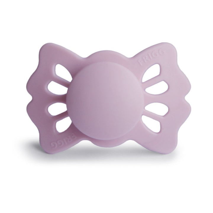 FRIGG Lucky Symmetrical Silicone Pacifiers in Soft Lilac, sold by JBørn Baby Products Shop, Personalizable by JustBørn