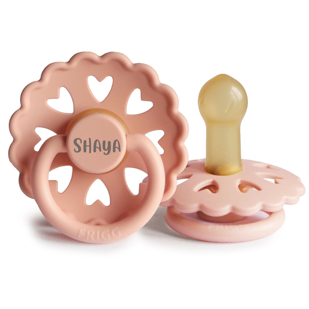 FRIGG Fairytale Natural Rubber Latex Pacifiers | Personalised in The Princess and the Pea, sold by JBørn Baby Products Shop, Personalizable by JustBørn