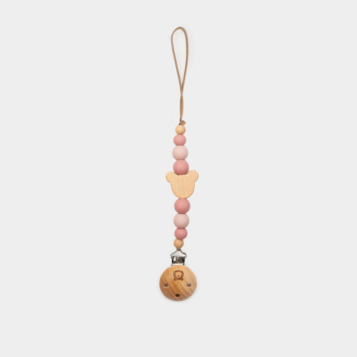 JBØRN MICKEY Pacifier Clip | Personalisable in Peony, sold by JBørn Baby Products Shop, Personalizable by JustBørn