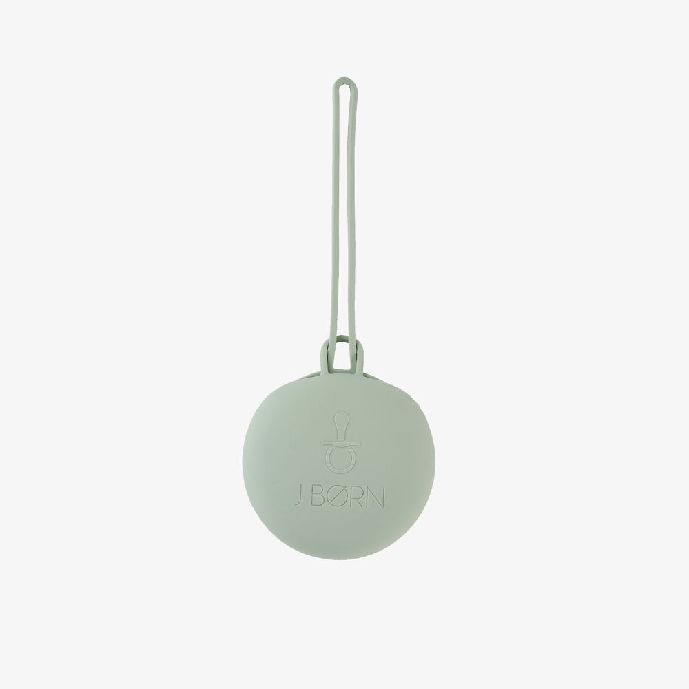 JBØRN Pacifier Holder Pod | Personalisable in Sage, sold by JBørn Baby Products Shop, Personalizable by JustBørn
