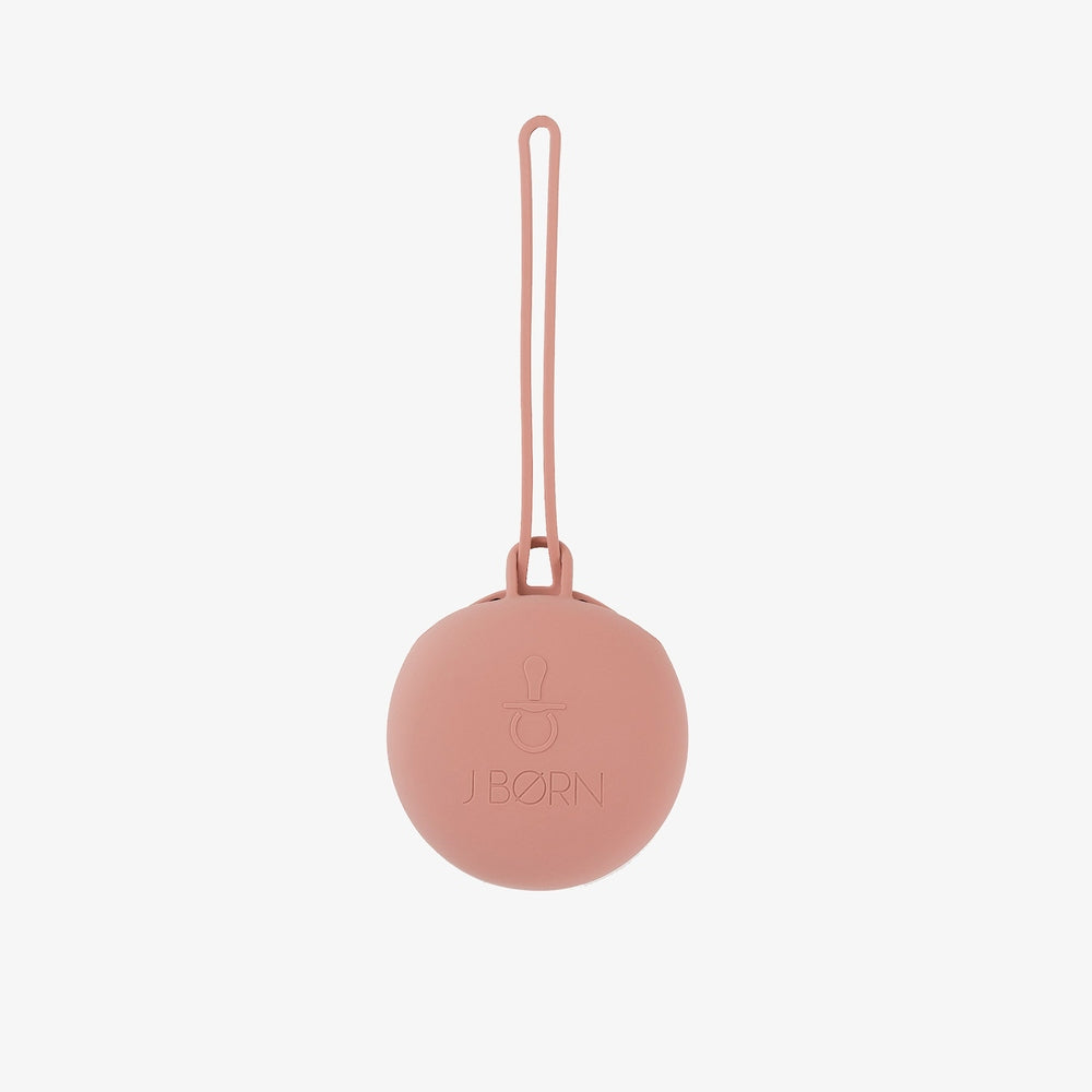 JBØRN Pacifier Holder Pod | Personalisable in Dusty Rose, sold by JBørn Baby Products Shop, Personalizable by JustBørn